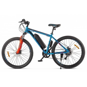 Электровелосипед велогибрид Eltreco XT 600 D Сине-оранжевый