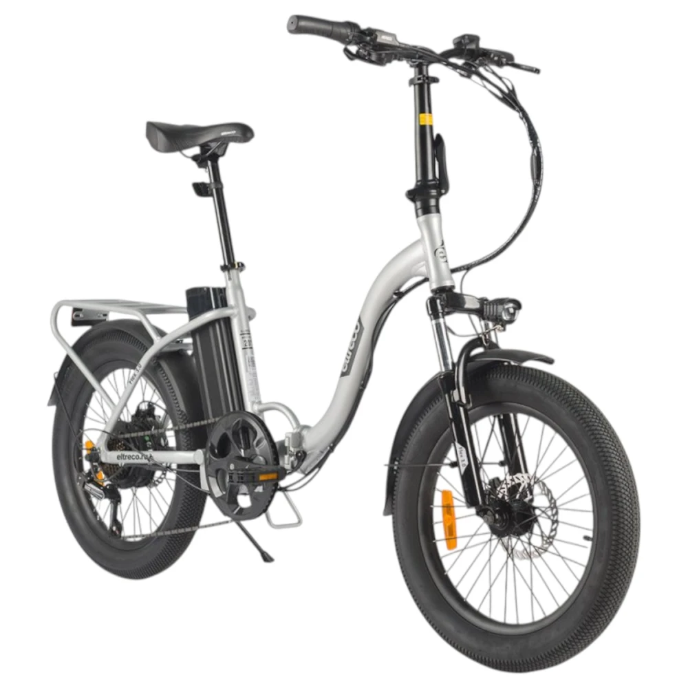 Электровелосипед Eltreco Flex 3.0 Серебристый-матовый 1